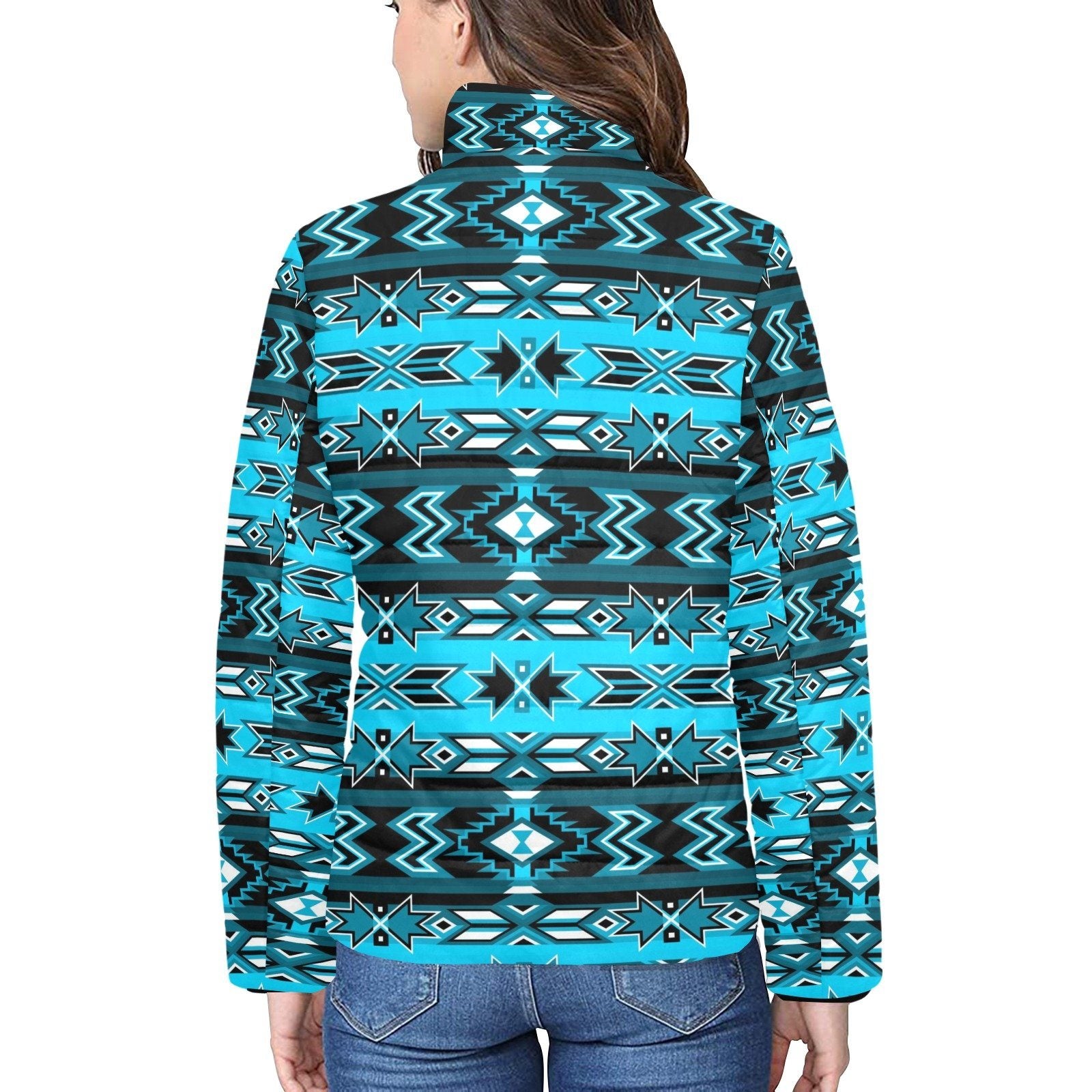 Northern Journey Women's Stand Collar Padded Jacket (Model H41) jacket e-joyer