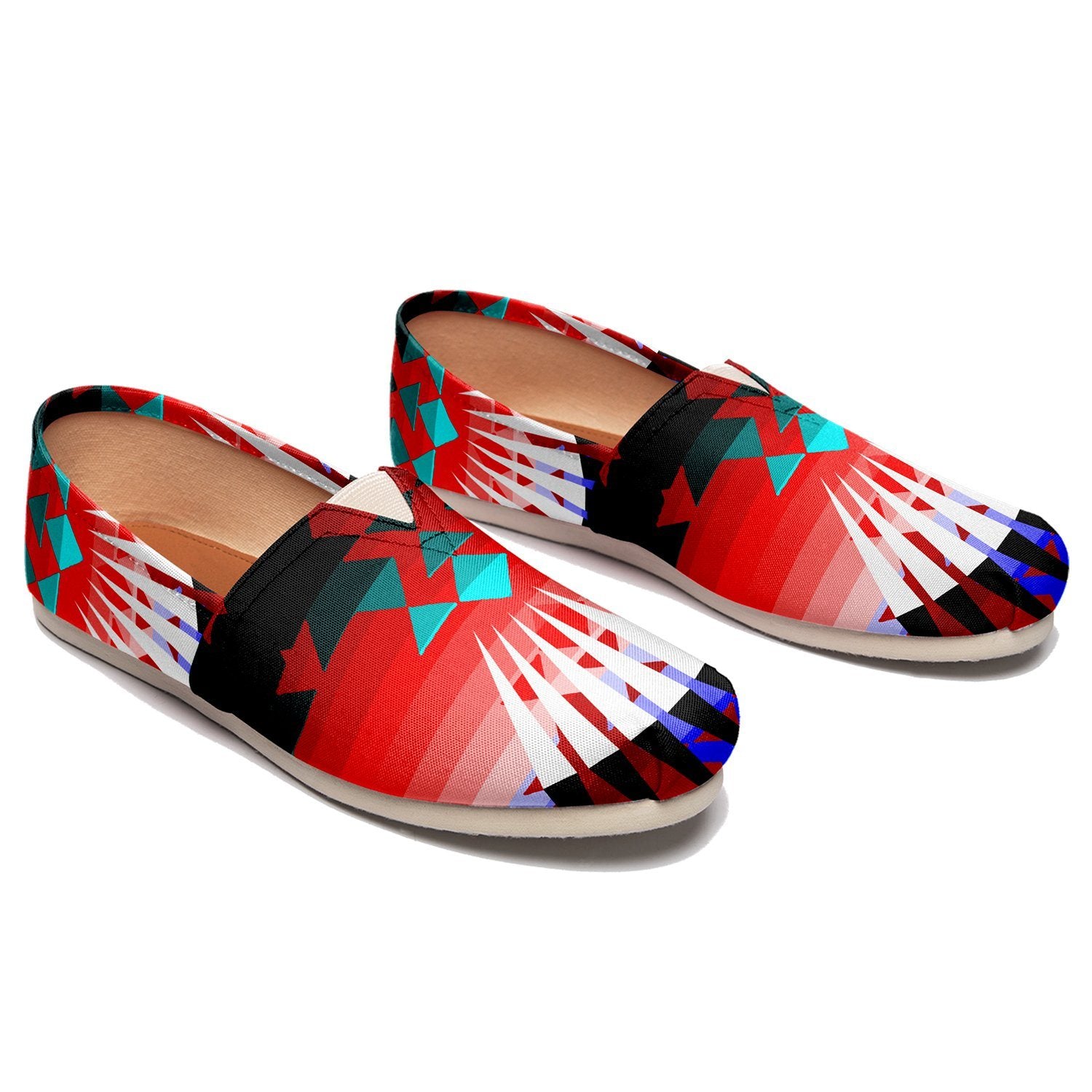 Northwest Ribbonwork Bustles Casual Unisex Slip On Shoe Herman