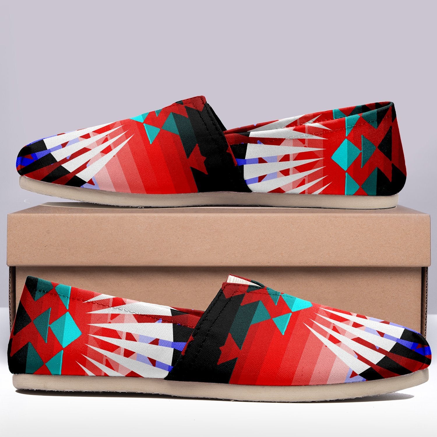 Northwest Ribbonwork Bustles Casual Unisex Slip On Shoe Herman