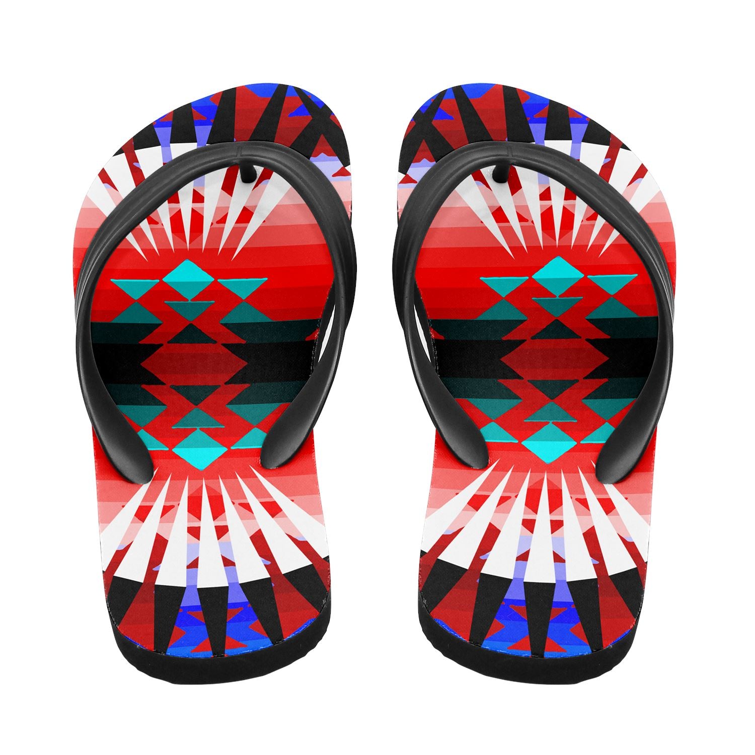 Northwest Ribbonwork Bustles Flip Flops 49 Dzine