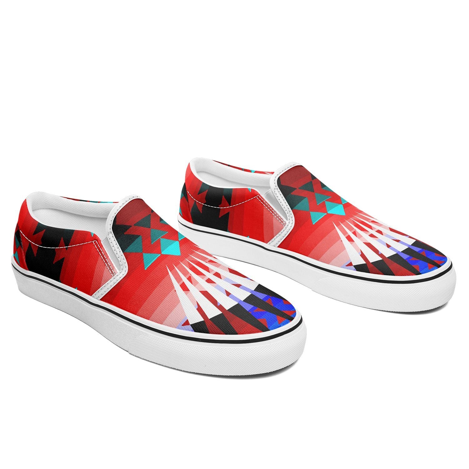 Northwest Ribbonwork Bustles Otoyimm Canvas Slip On Shoes 49 Dzine