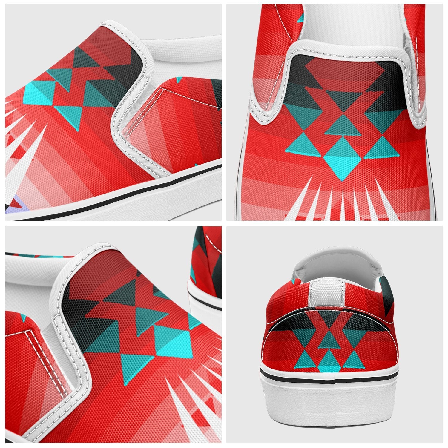 Northwest Ribbonwork Bustles Otoyimm Canvas Slip On Shoes 49 Dzine