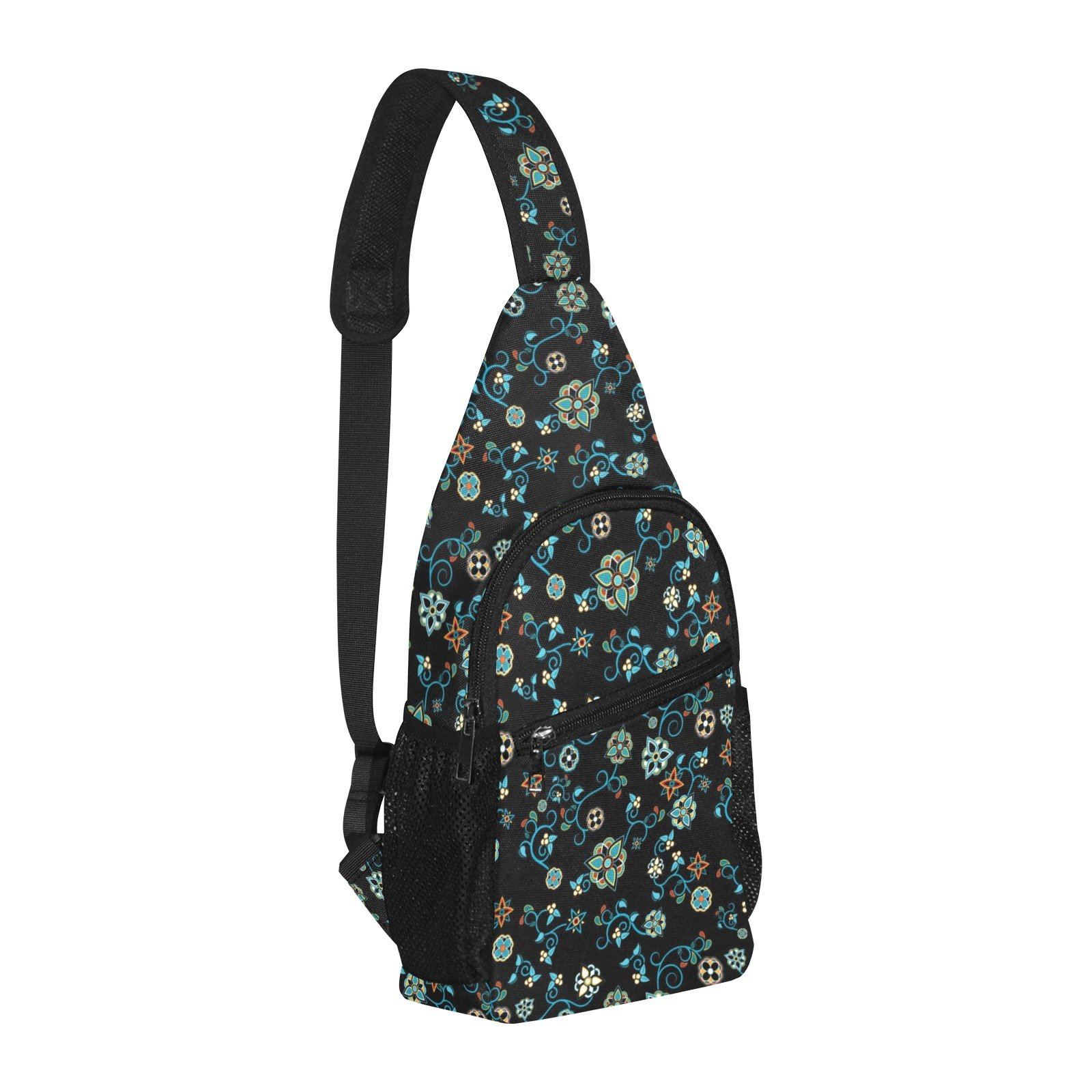 Ocean Bloom All Over Print Chest Bag (Model 1719) All Over Print Chest Bag (1719) e-joyer