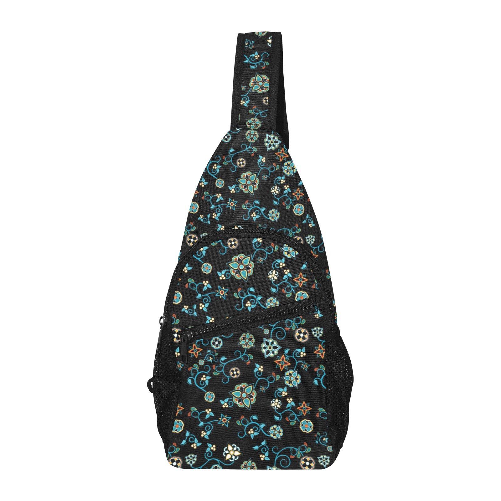 Ocean Bloom All Over Print Chest Bag (Model 1719) All Over Print Chest Bag (1719) e-joyer
