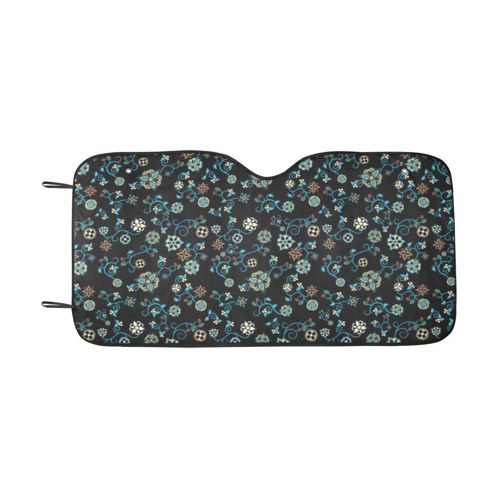 Ocean Bloom Car Sun Shade 55"x30" Car Sun Shade e-joyer