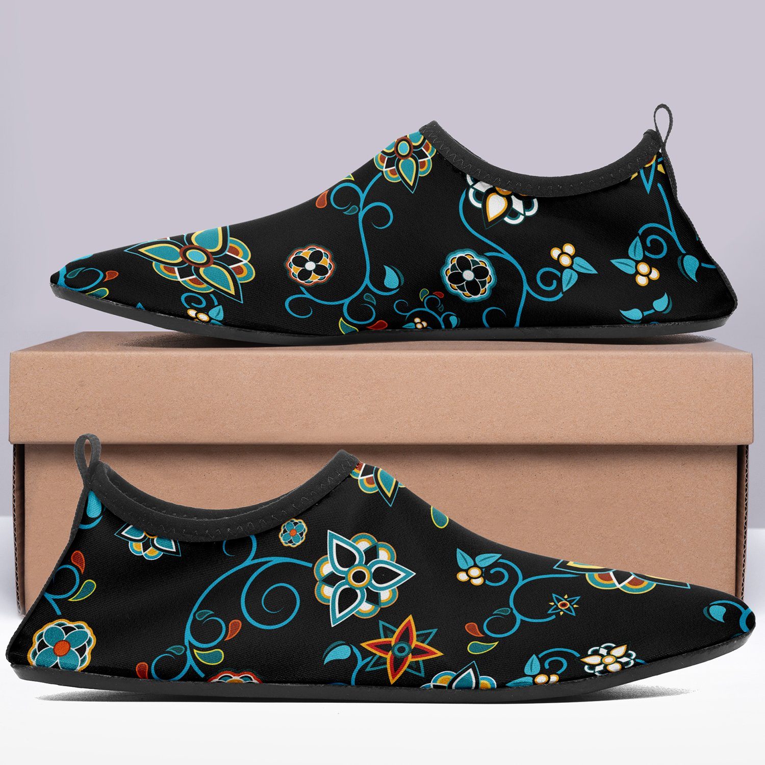 Ocean Bloom Kid's Slip On Shoes Herman