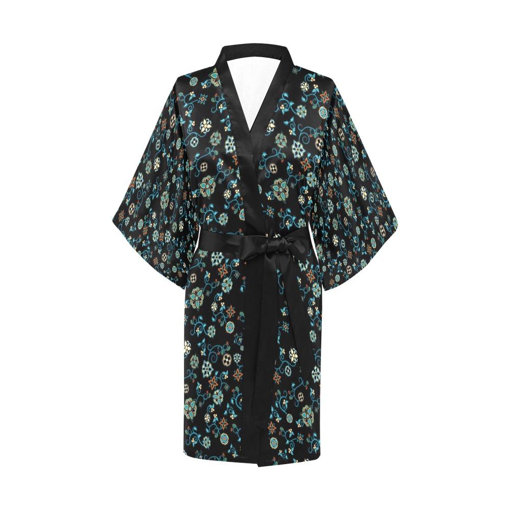 Ocean Bloom Kimono Robe Artsadd