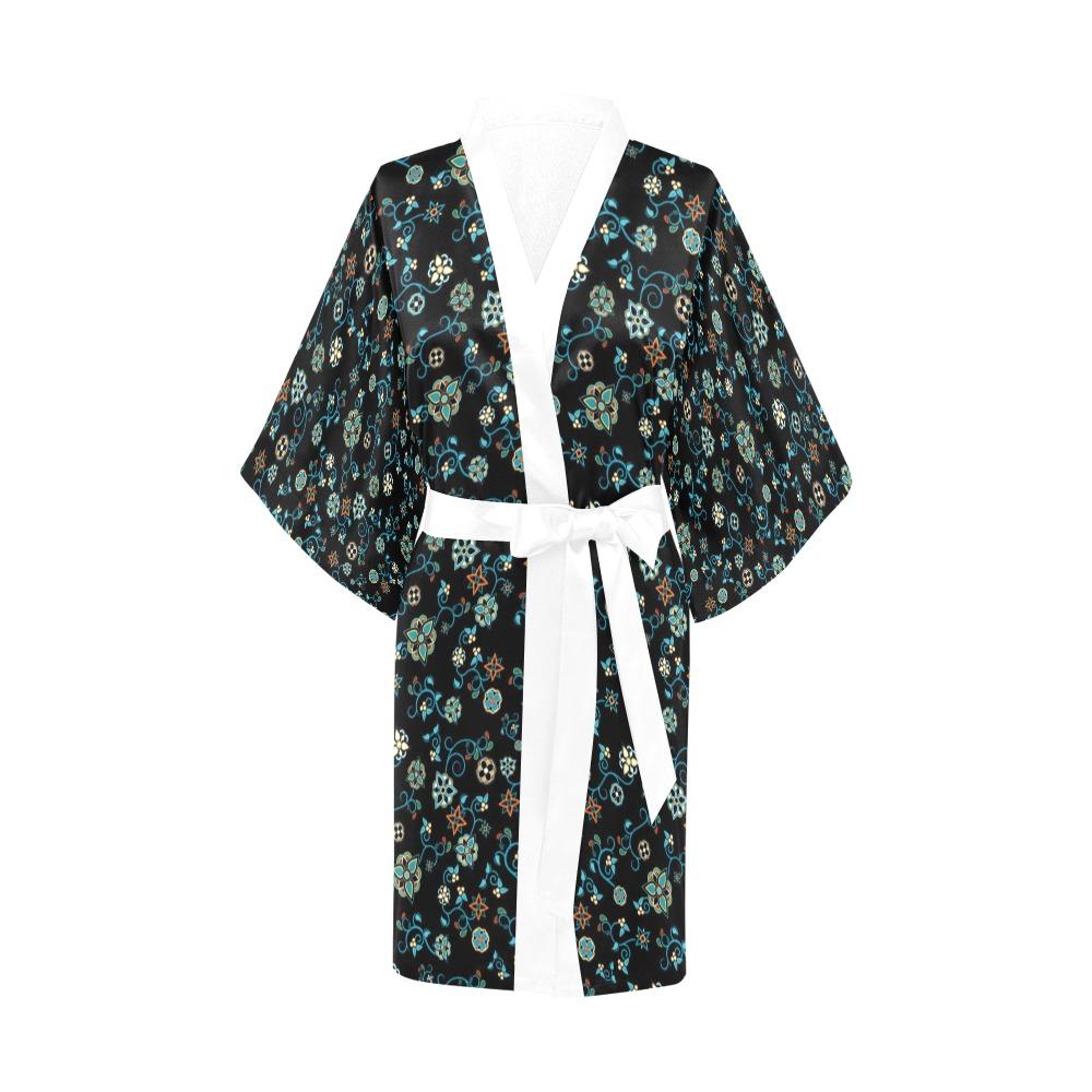 Ocean Bloom Kimono Robe Artsadd
