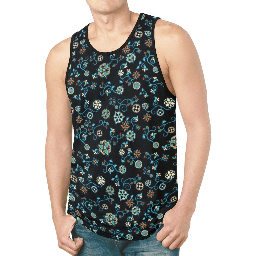 Ocean Bloom New All Over Print Tank Top for Men (Model T46) New All Over Print Tank Top for Men (T46) e-joyer