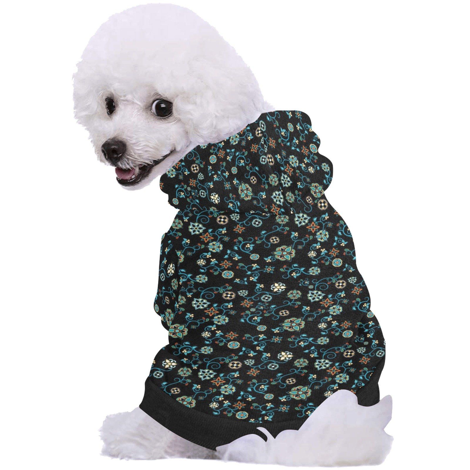 Ocean Bloom Pet Dog Hoodie Pet Dog Hoodie e-joyer 