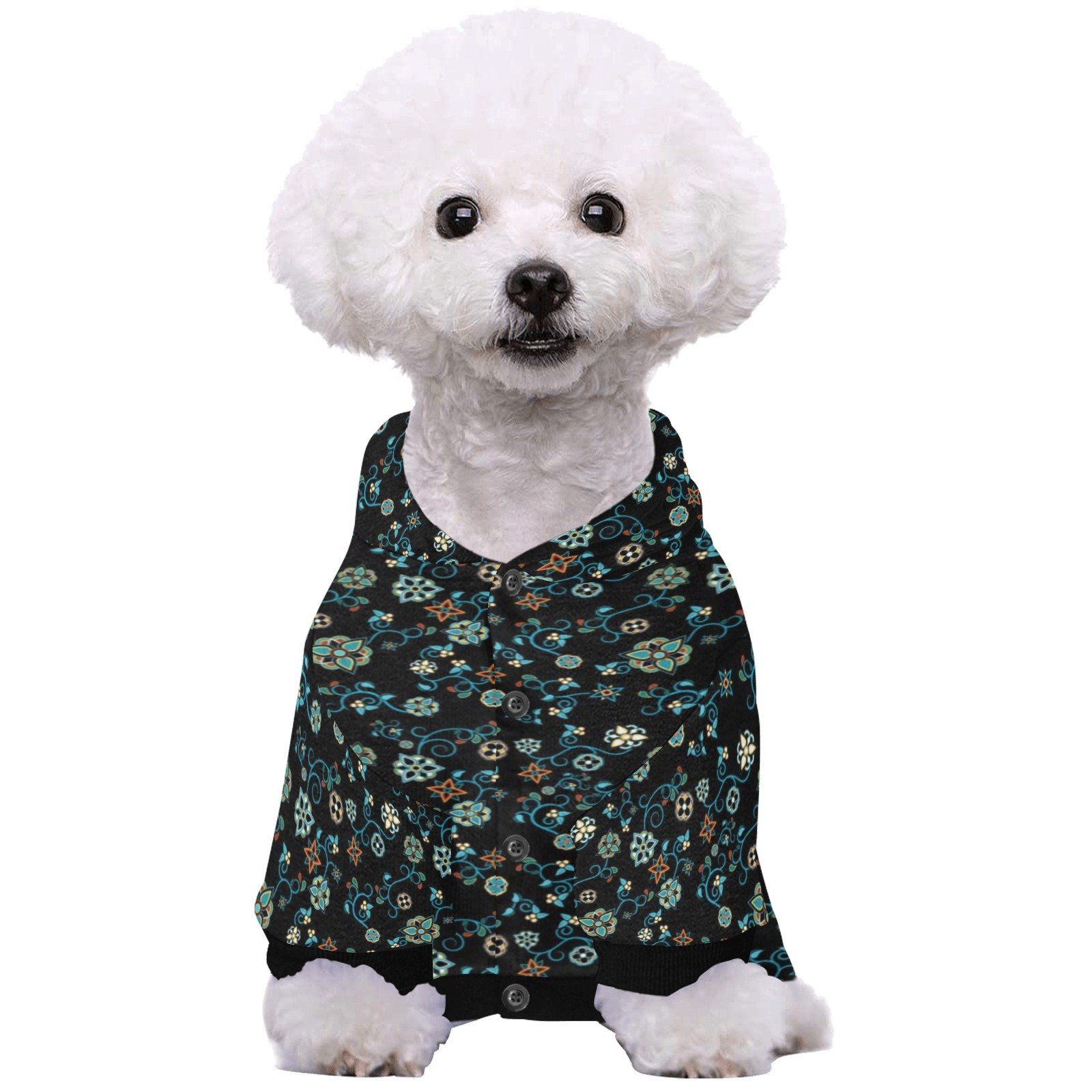 Ocean Bloom Pet Dog Hoodie Pet Dog Hoodie e-joyer