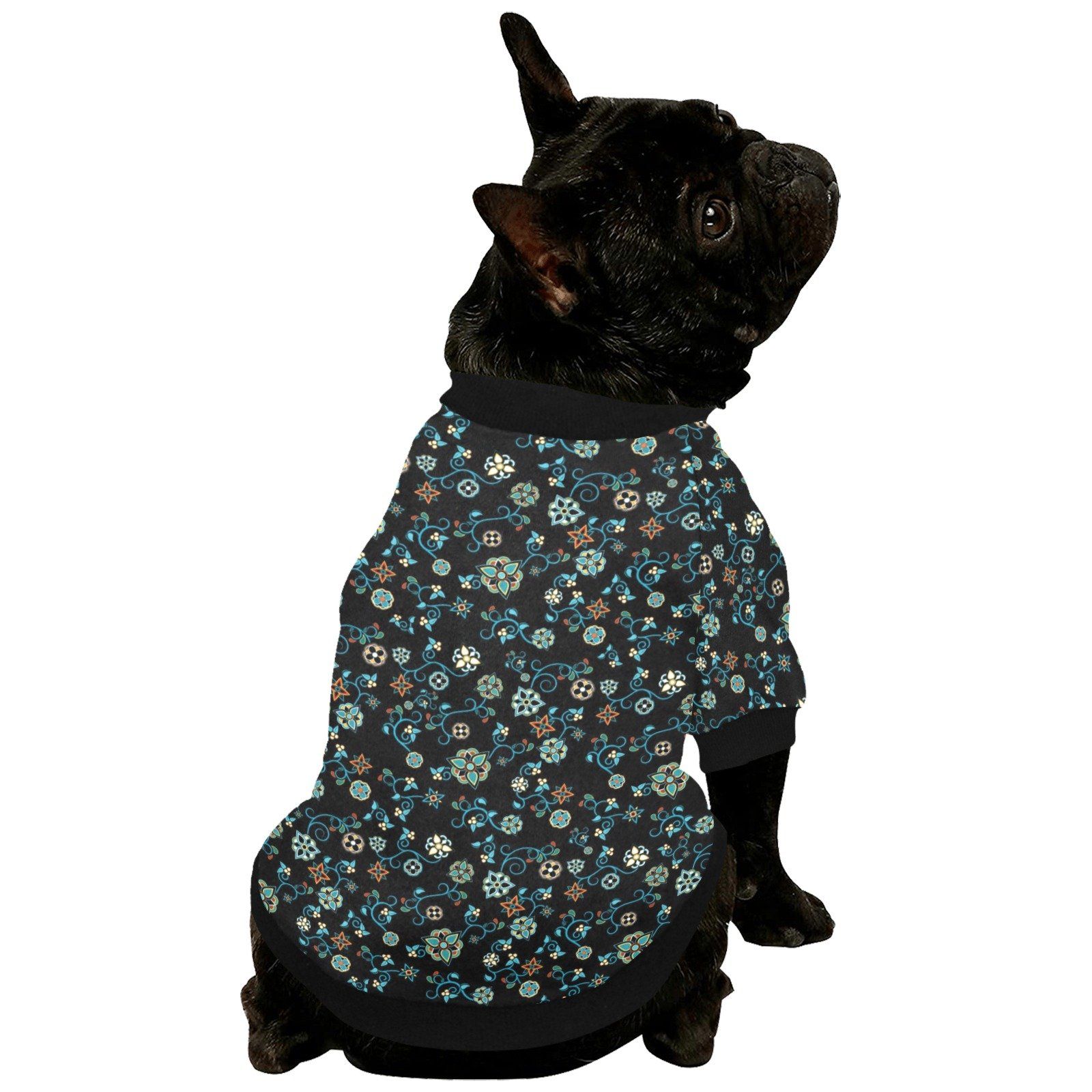 Ocean Bloom Pet Dog Round Neck Shirt Pet Dog Round Neck Shirt e-joyer 