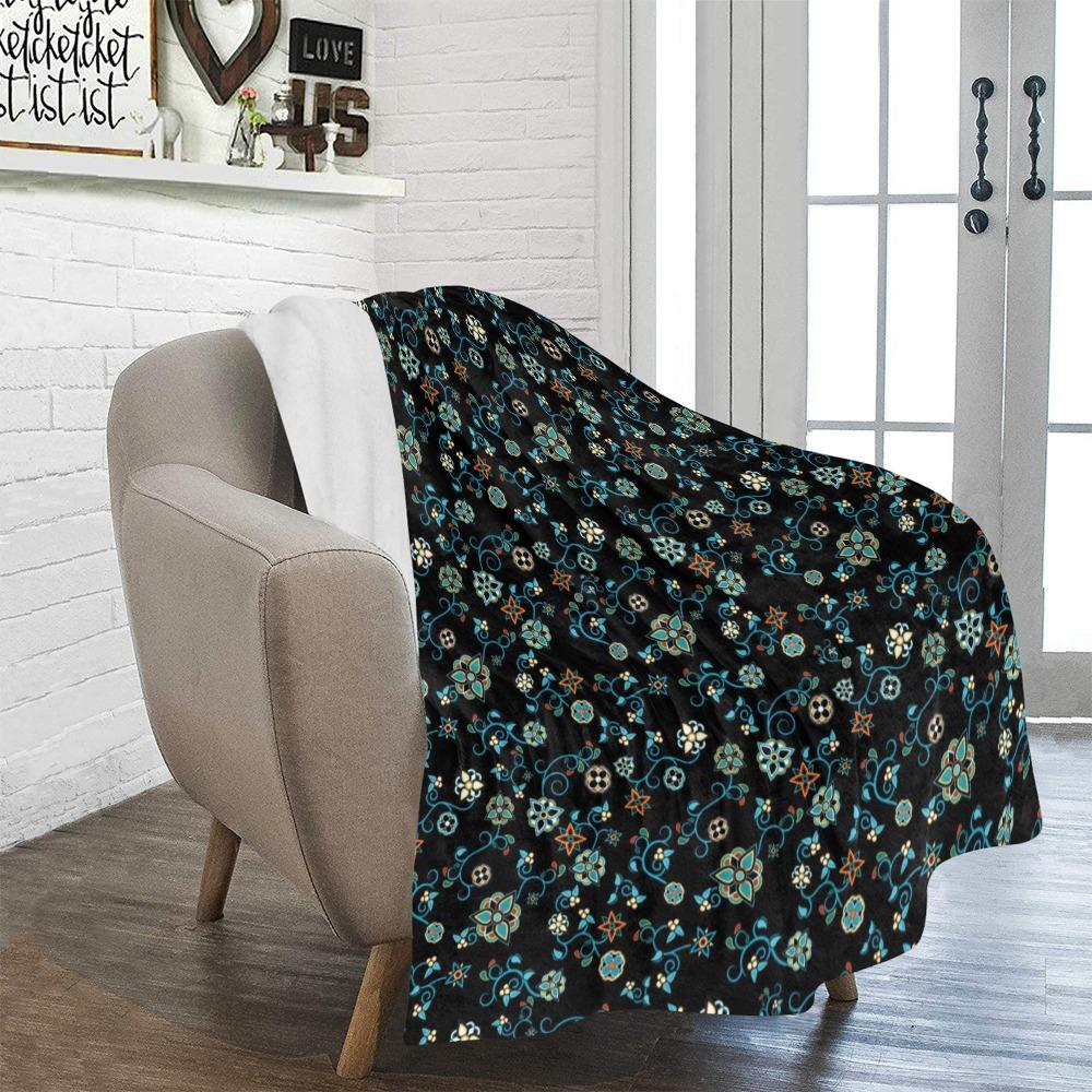 Ocean Bloom Ultra-Soft Micro Fleece Blanket 50"x60" Ultra-Soft Blanket 50''x60'' e-joyer 