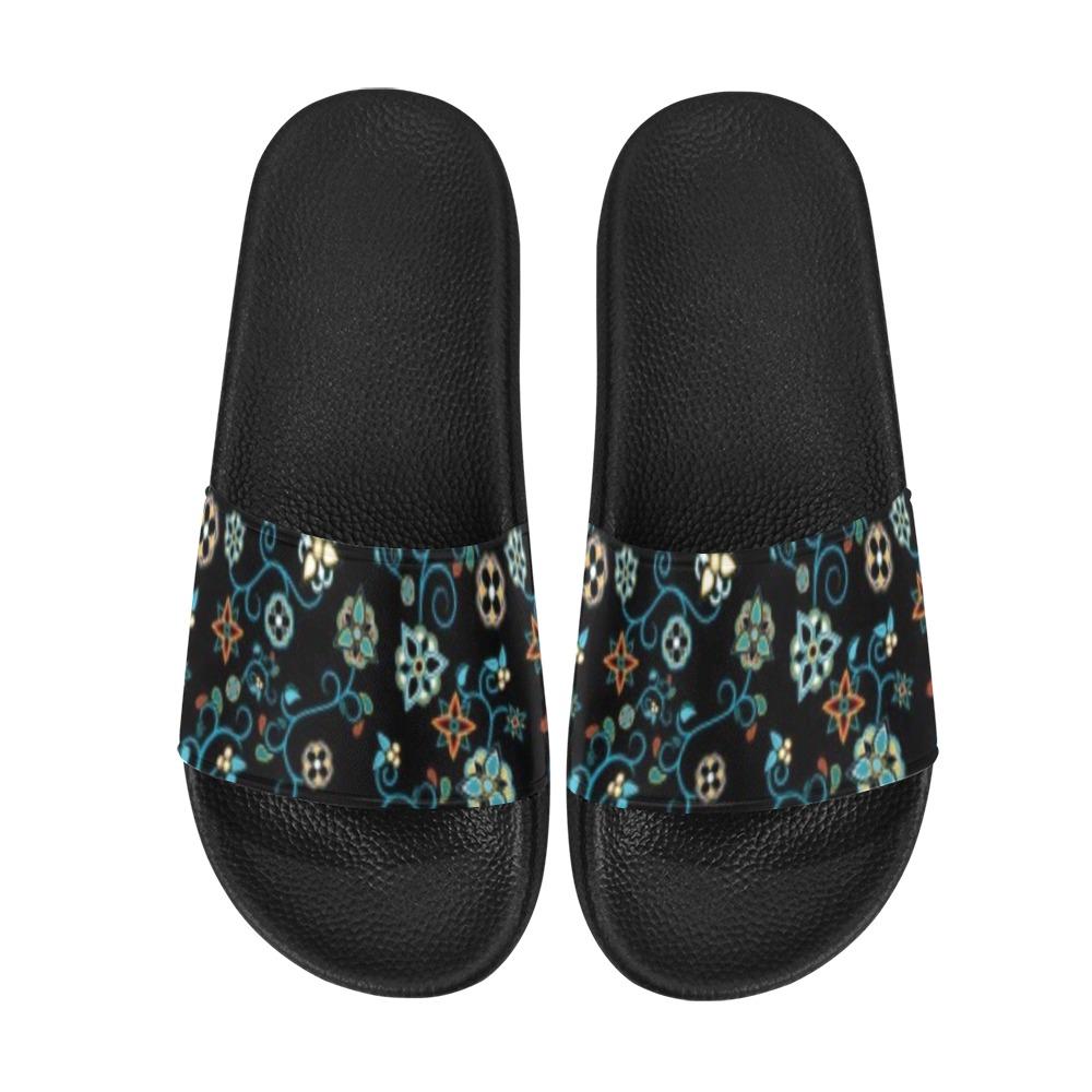 Ocean Bloom Women's Slide Sandals (Model 057) Women's Slide Sandals (057) e-joyer