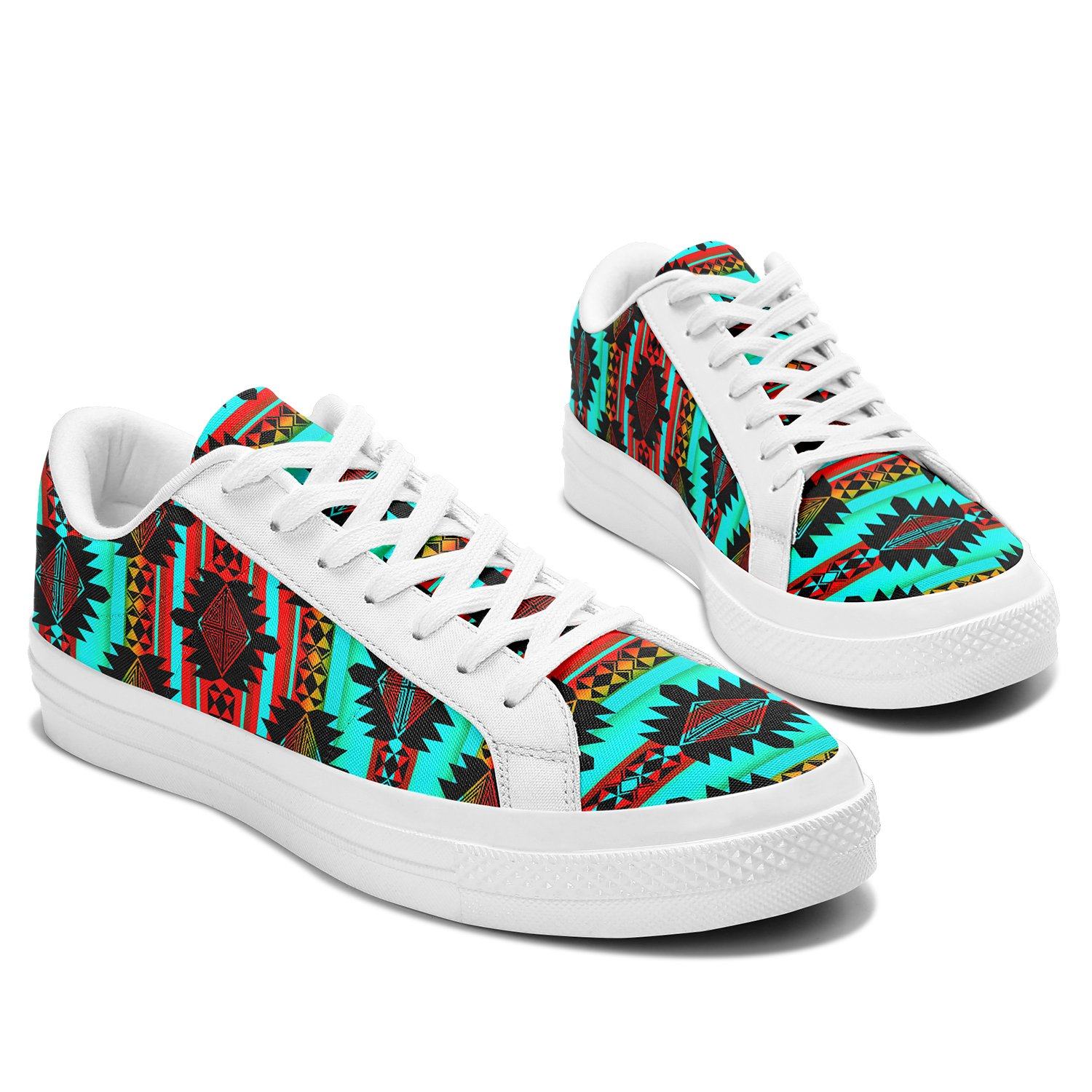 Okotoks Arrow Aapisi Low Top Canvas Shoes White Sole 49 Dzine