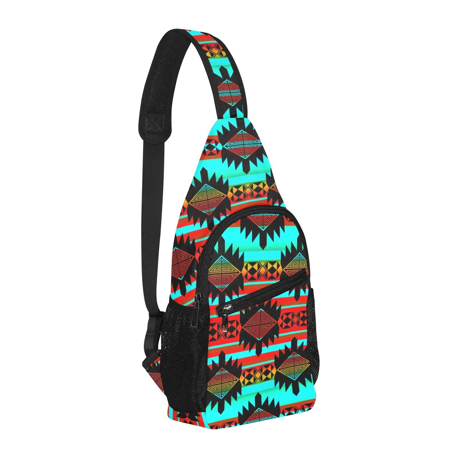 Okotoks Arrow All Over Print Chest Bag (Model 1719) All Over Print Chest Bag (1719) e-joyer