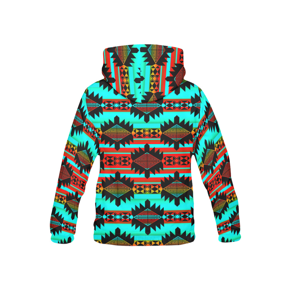 Okotoks Arrow All Over Print Hoodie for Kid (USA Size) (Model H13) All Over Print Hoodie for Kid (H13) e-joyer