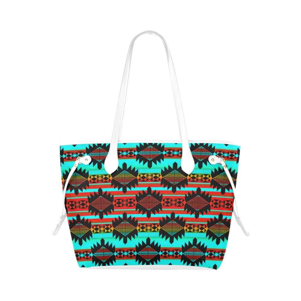Okotoks Arrow Clover Canvas Tote Bag (Model 1661) Clover Canvas Tote Bag (1661) e-joyer