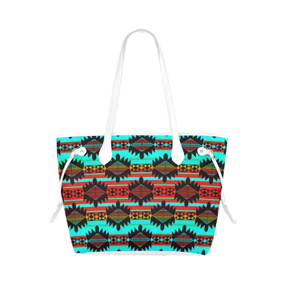 Okotoks Arrow Clover Canvas Tote Bag (Model 1661) Clover Canvas Tote Bag (1661) e-joyer