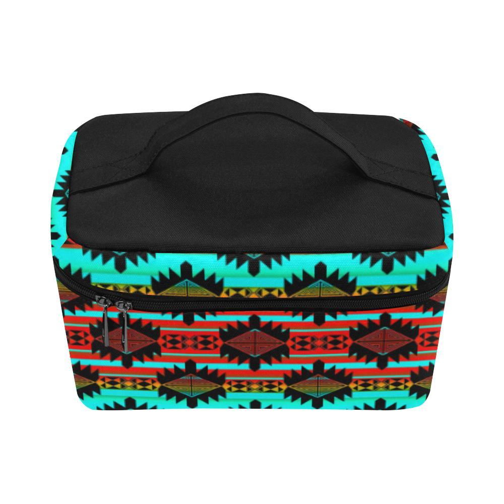 Okotoks Arrow Cosmetic Bag/Large (Model 1658) Cosmetic Bag e-joyer