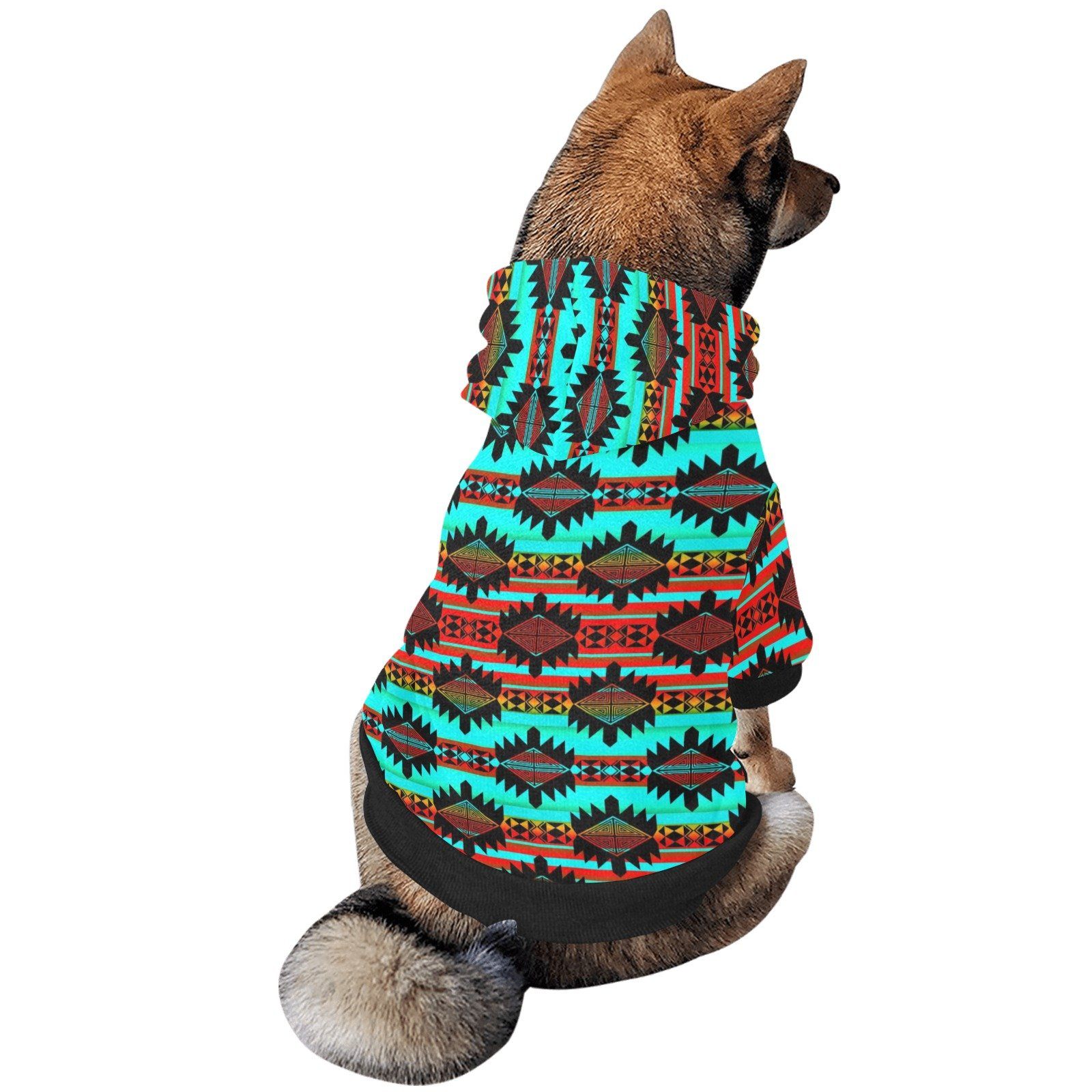 Okotoks Arrow Pet Dog Hoodie Pet Dog Hoodie e-joyer