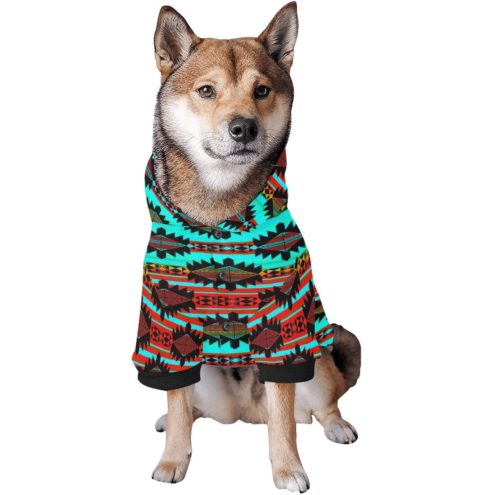 Okotoks Arrow Pet Dog Hoodie Pet Dog Hoodie e-joyer