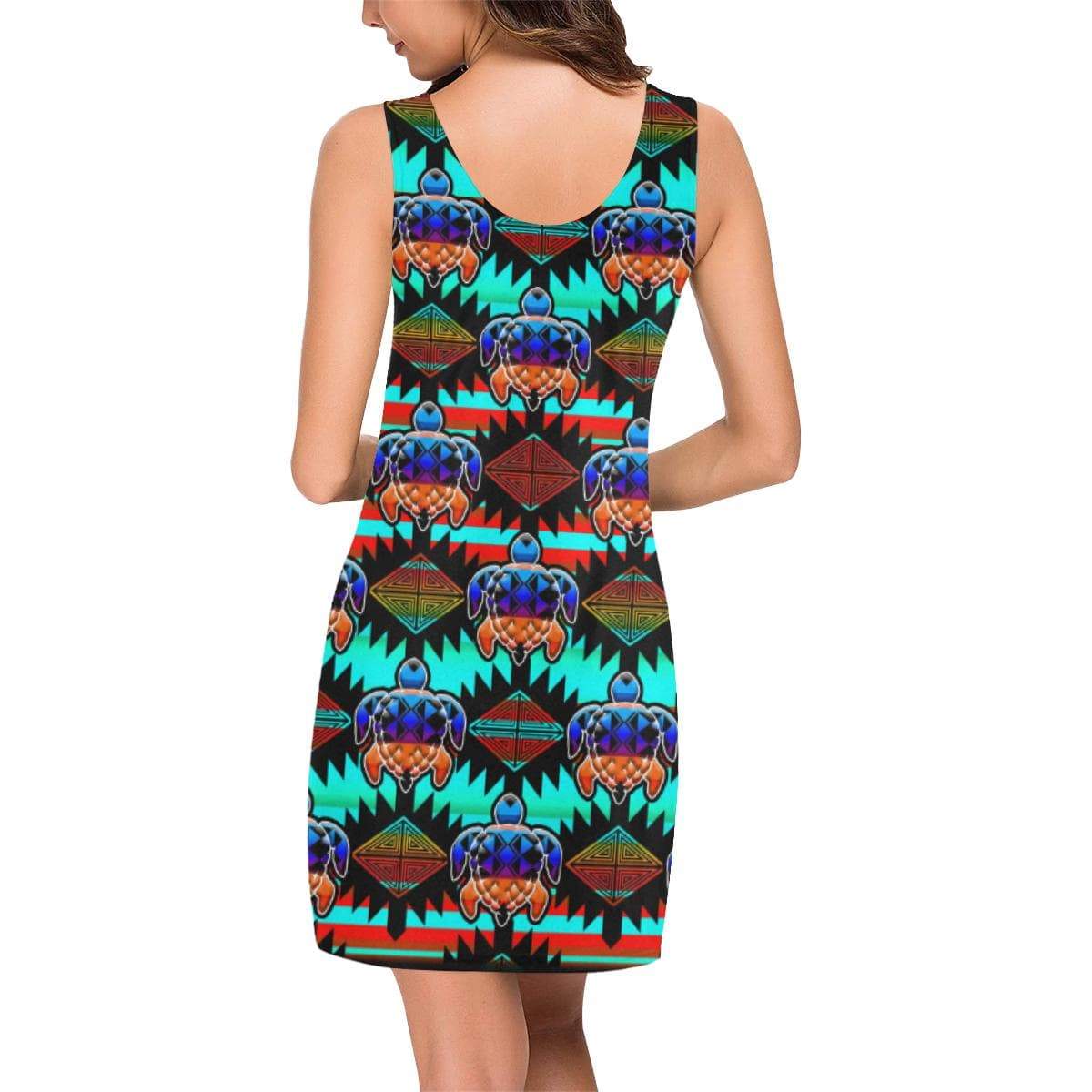 Okotoks Arrow Turtles IkstsÃmiwa Vest Dress (Model D06) Medea Vest Dress (D06) e-joyer