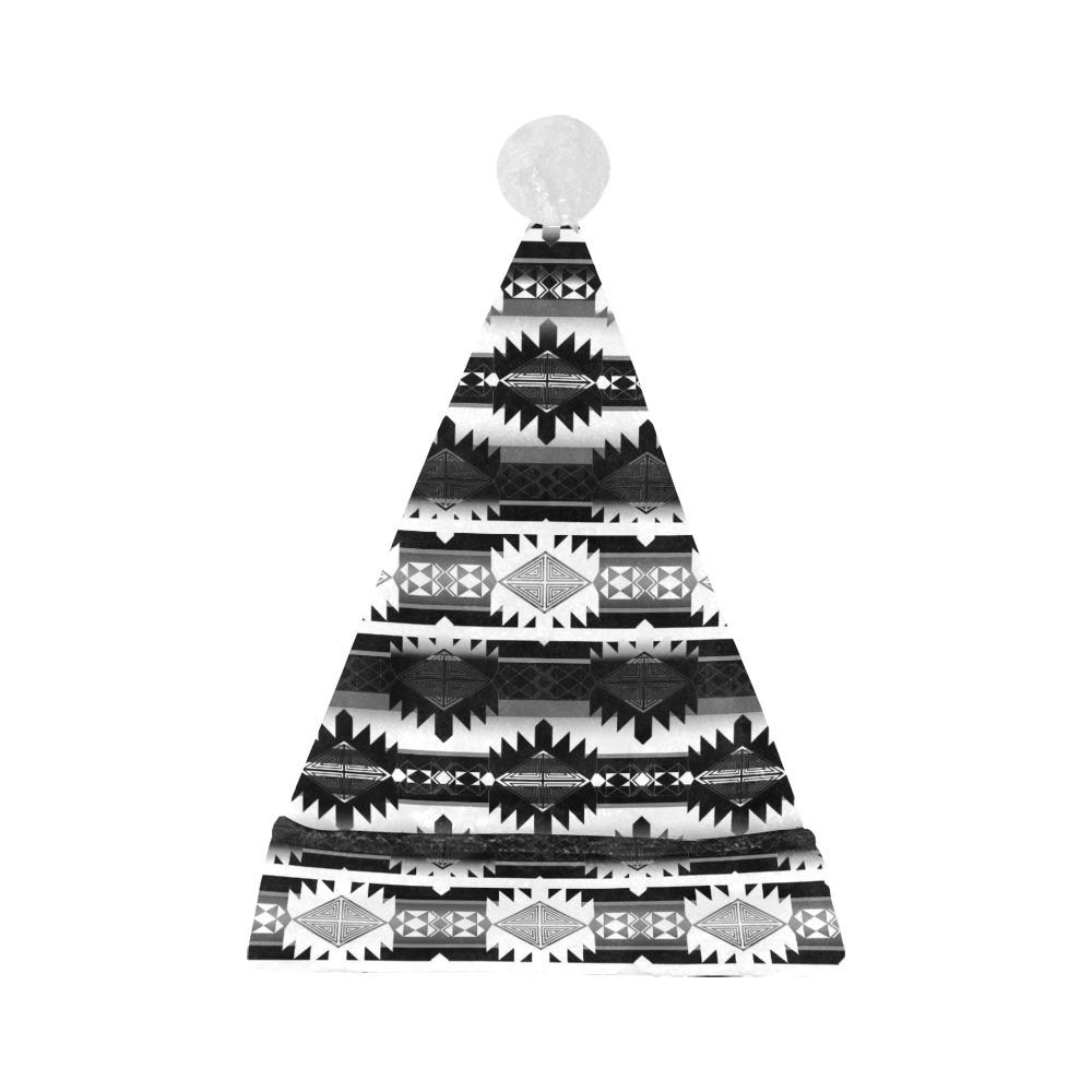Okotoks Black and White Santa Hat Santa Hat e-joyer