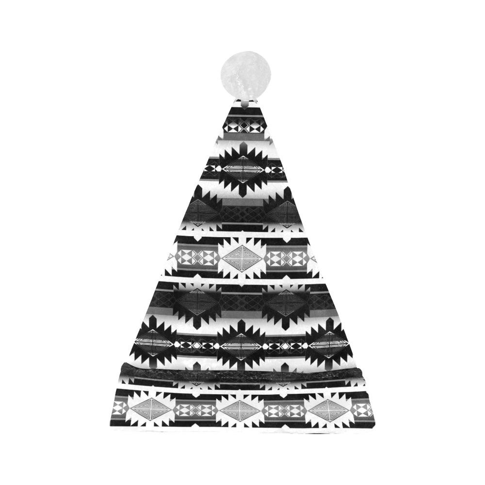 Okotoks Black and White Santa Hat Santa Hat e-joyer 