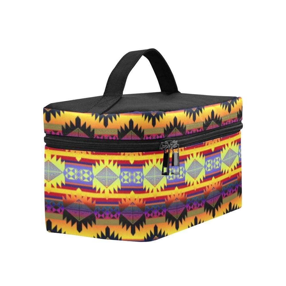 Okotoks Gathering Cosmetic Bag/Large (Model 1658) Cosmetic Bag e-joyer