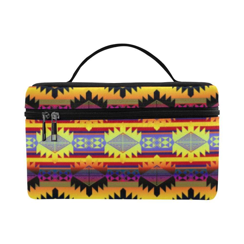 Okotoks Gathering Cosmetic Bag/Large (Model 1658) Cosmetic Bag e-joyer