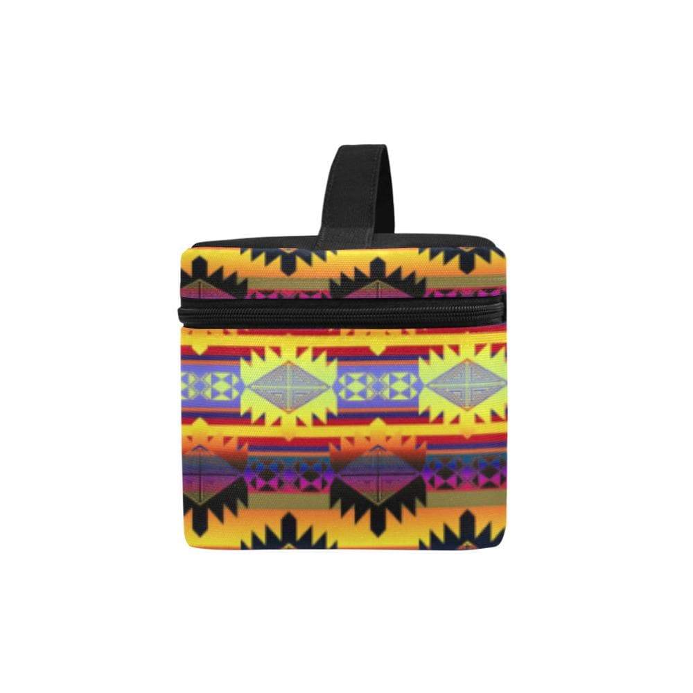 Okotoks Gathering Cosmetic Bag/Large (Model 1658) Cosmetic Bag e-joyer