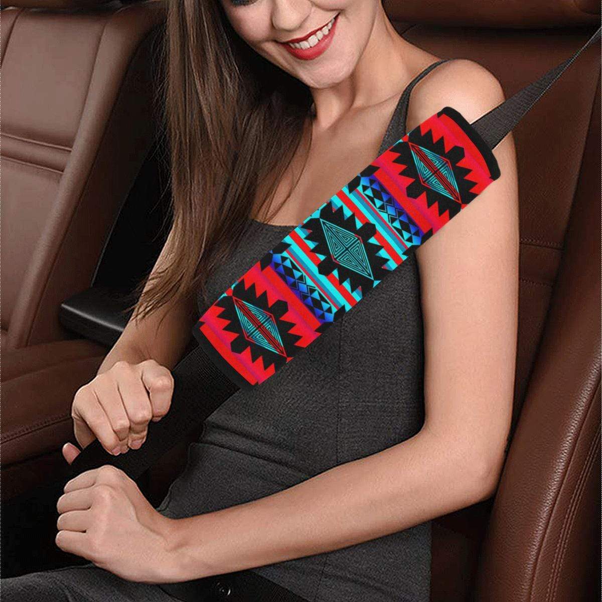 Okotoks Mountain Car Seat Belt Cover 7''x12.6'' Car Seat Belt Cover 7''x12.6'' e-joyer