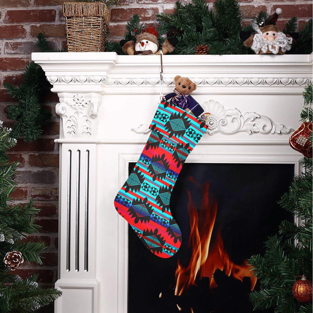 Okotoks Mountain Christmas Stocking holiday stocking e-joyer