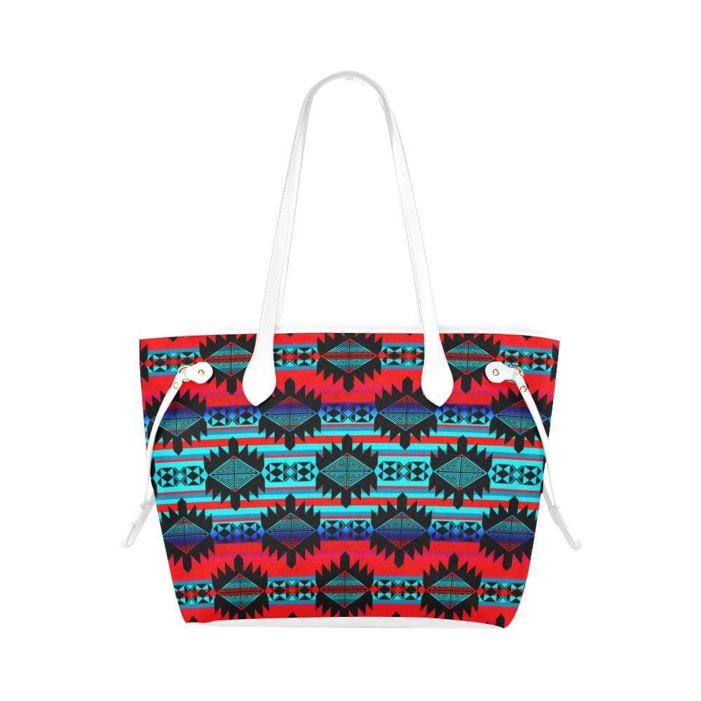 Okotoks Mountain Clover Canvas Tote Bag (Model 1661) Clover Canvas Tote Bag (1661) e-joyer