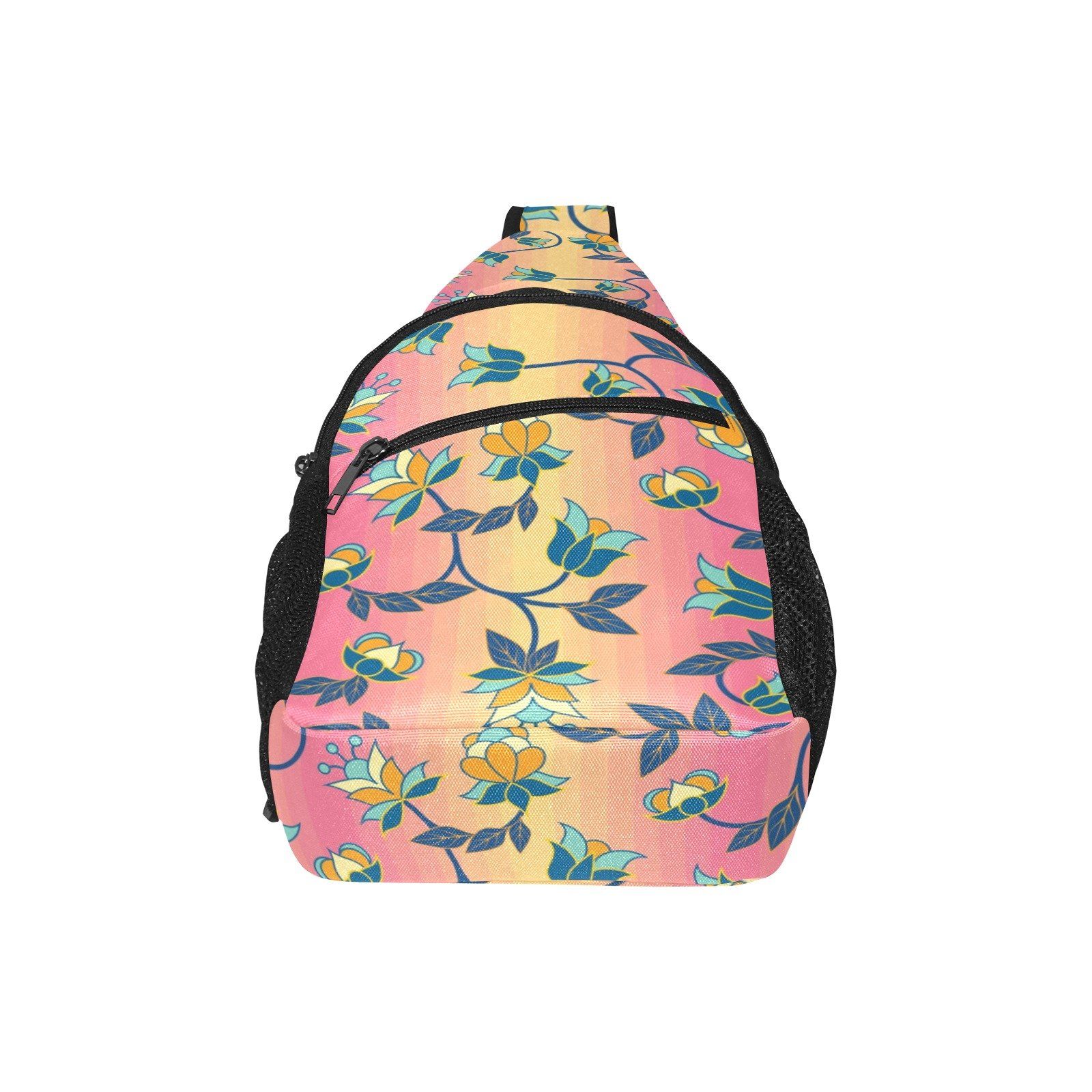 Orange Days All Over Print Chest Bag (Model 1719) All Over Print Chest Bag (1719) e-joyer