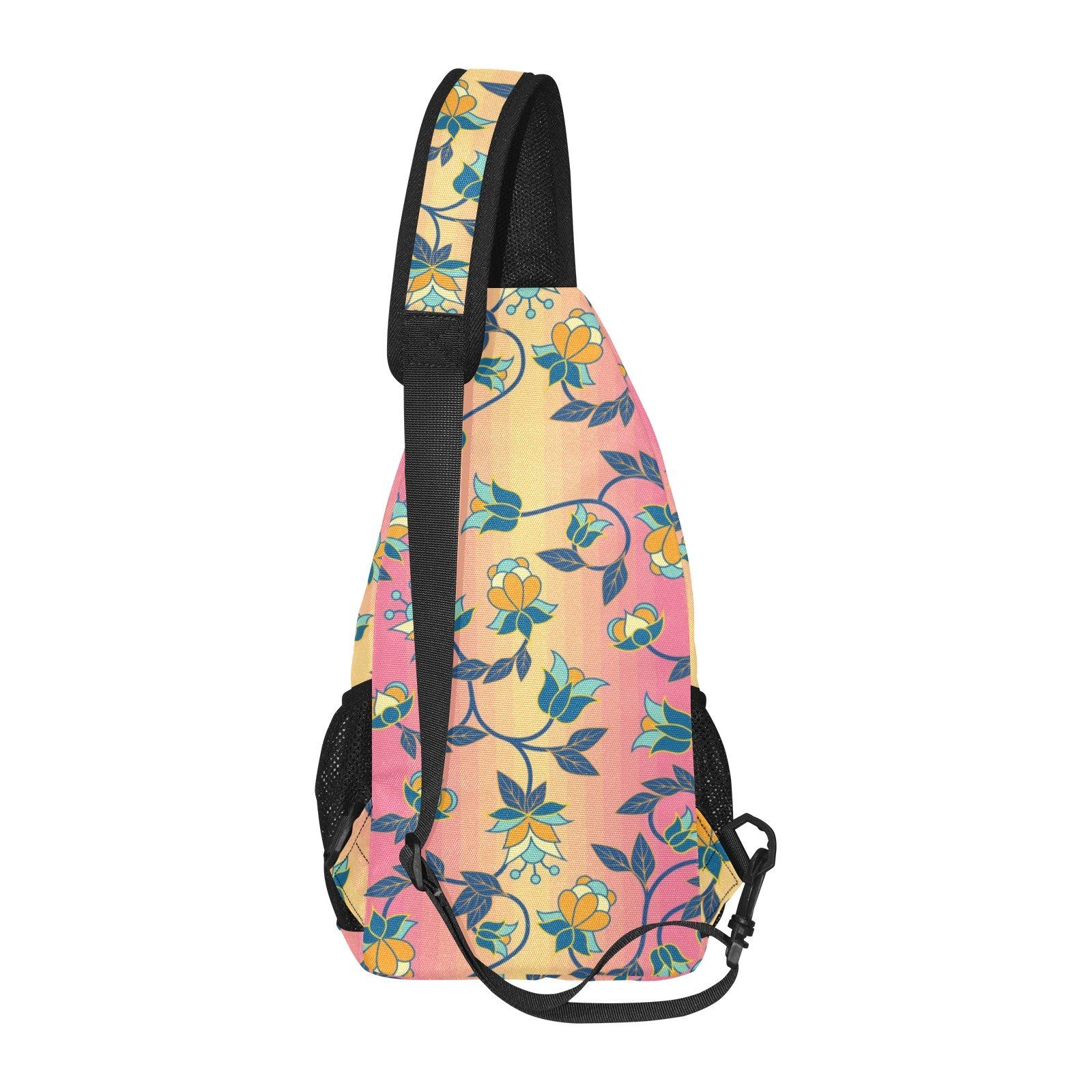Orange Days All Over Print Chest Bag (Model 1719) All Over Print Chest Bag (1719) e-joyer