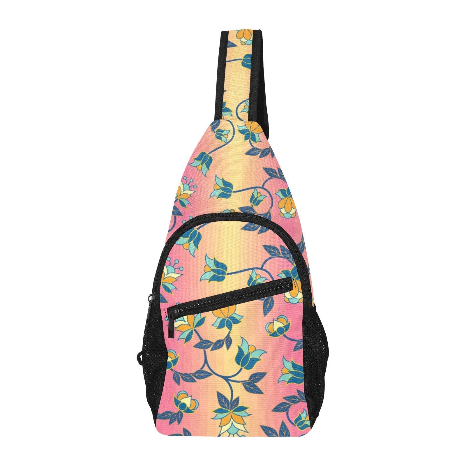 Orange Days All Over Print Chest Bag (Model 1719) All Over Print Chest Bag (1719) e-joyer