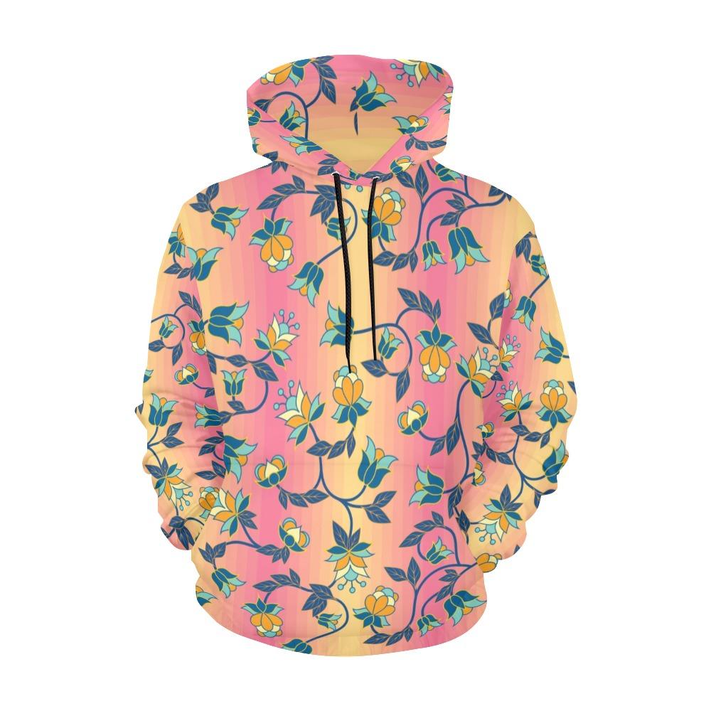 Orange Days All Over Print Hoodie for Women (USA Size) (Model H13) All Over Print Hoodie for Women (H13) e-joyer