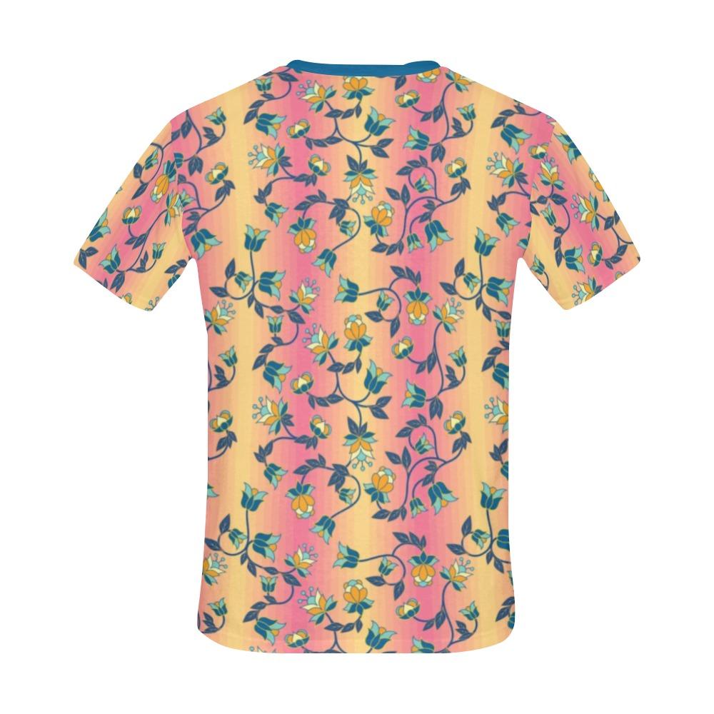 Orange Days All Over Print T-Shirt for Men (USA Size) (Model T40) All Over Print T-Shirt for Men (T40) e-joyer
