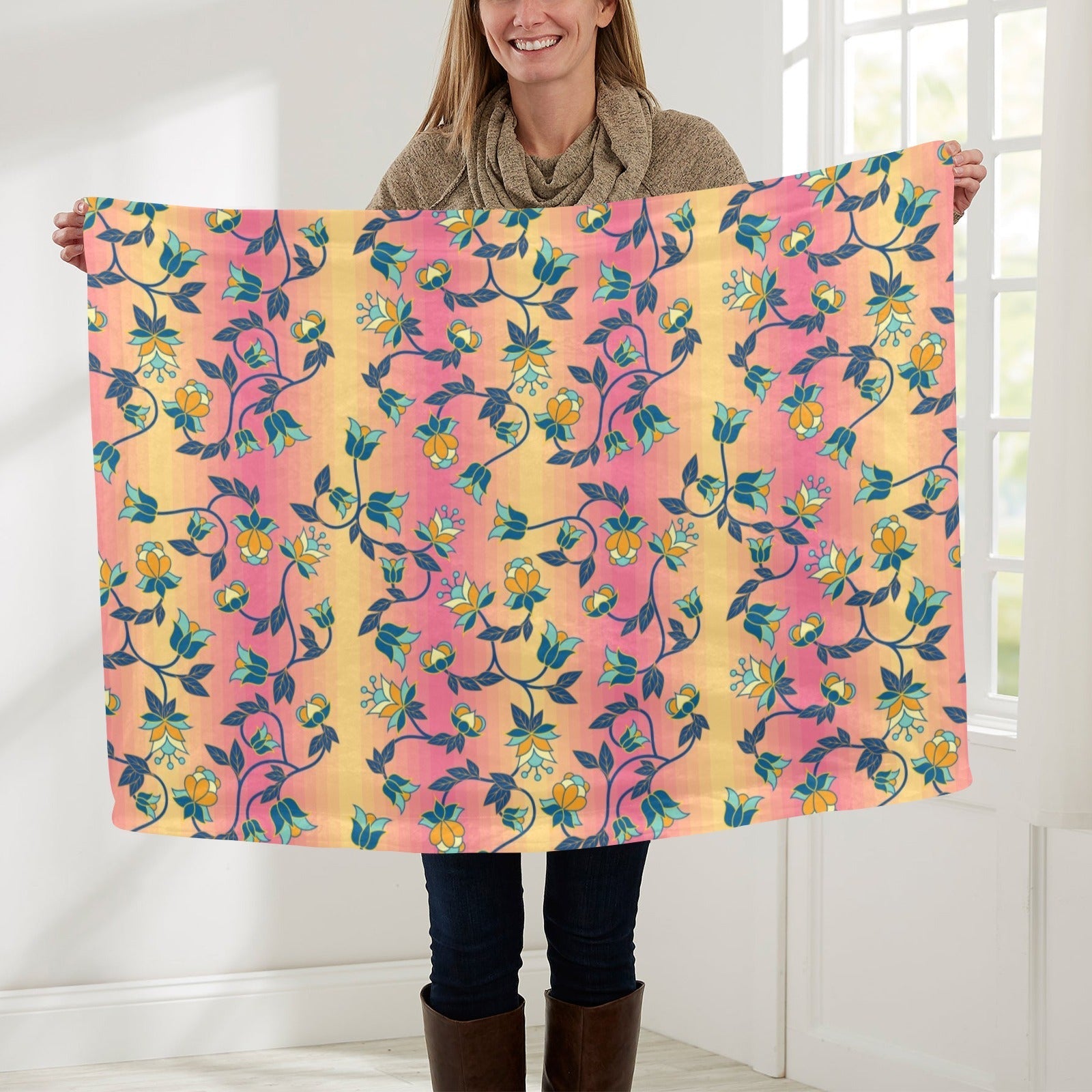 Orange Days Baby Blanket 30"x40" Baby Blanket 30"x40" e-joyer