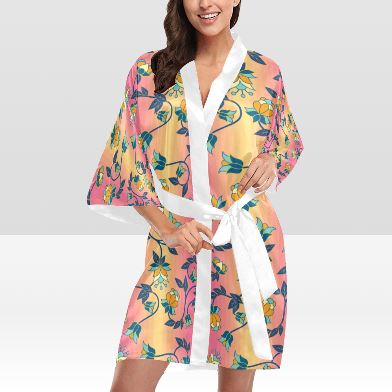 Orange Days Kimono Robe Artsadd