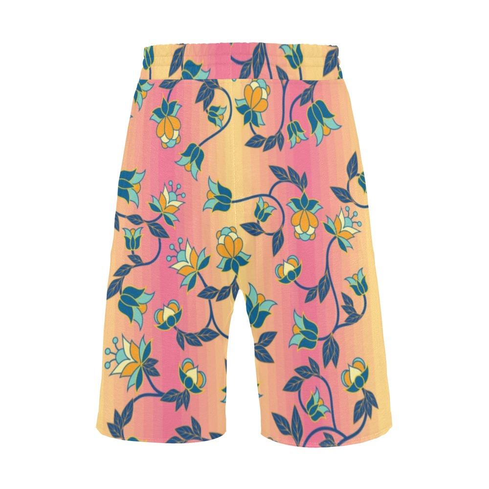Orange Days Men's All Over Print Casual Shorts (Model L23) Men's Casual Shorts (L23) e-joyer