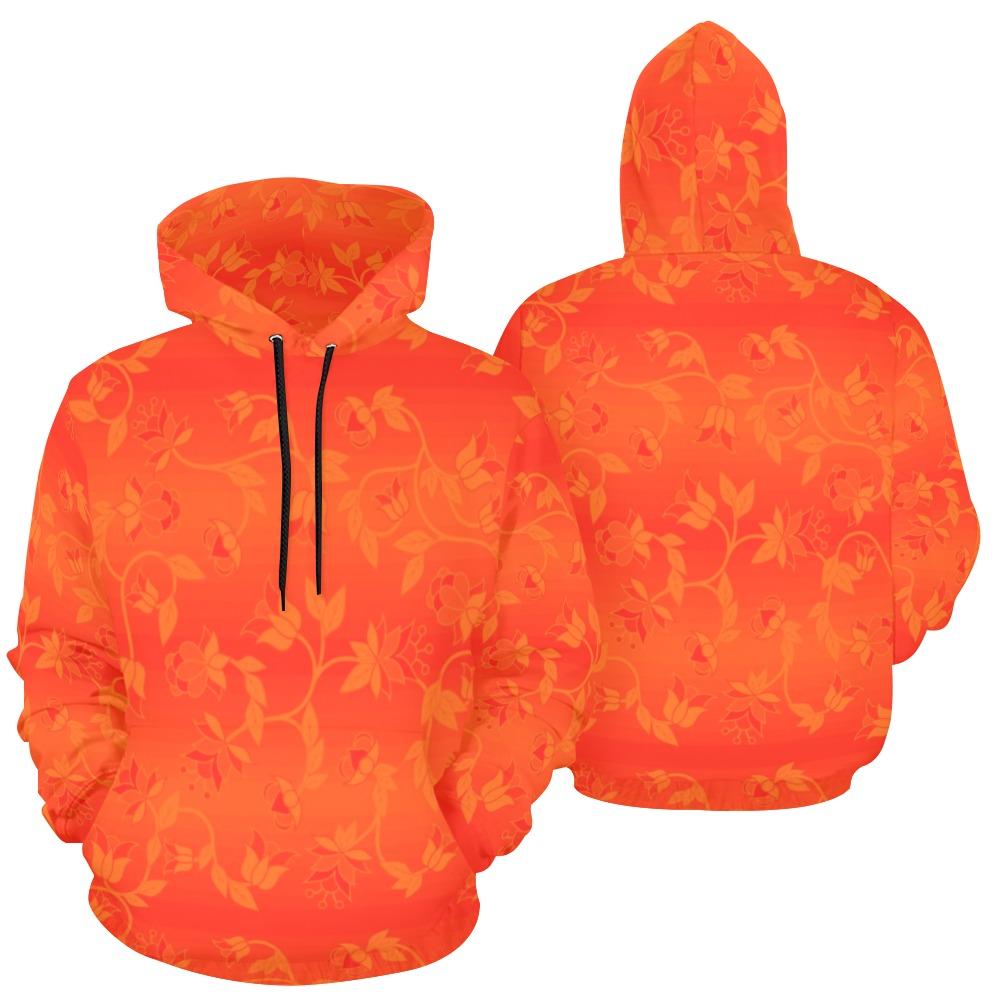 Orange Days Orange All Over Print Hoodie for Men (USA Size) (Model H13) All Over Print Hoodie for Men (H13) e-joyer
