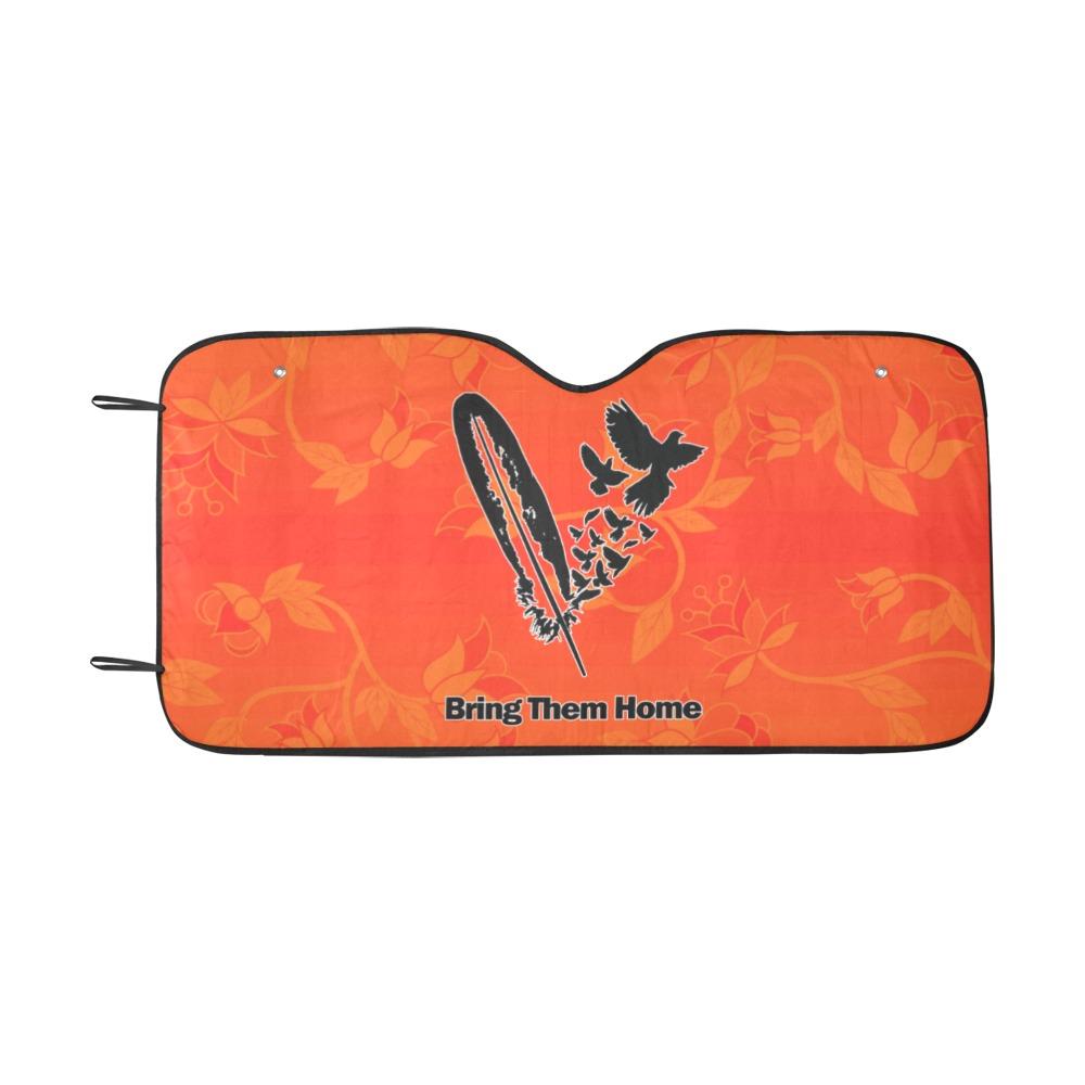 Orange Days Orange Bring Them Home Car Sun Shade 55"x30" Car Sun Shade e-joyer