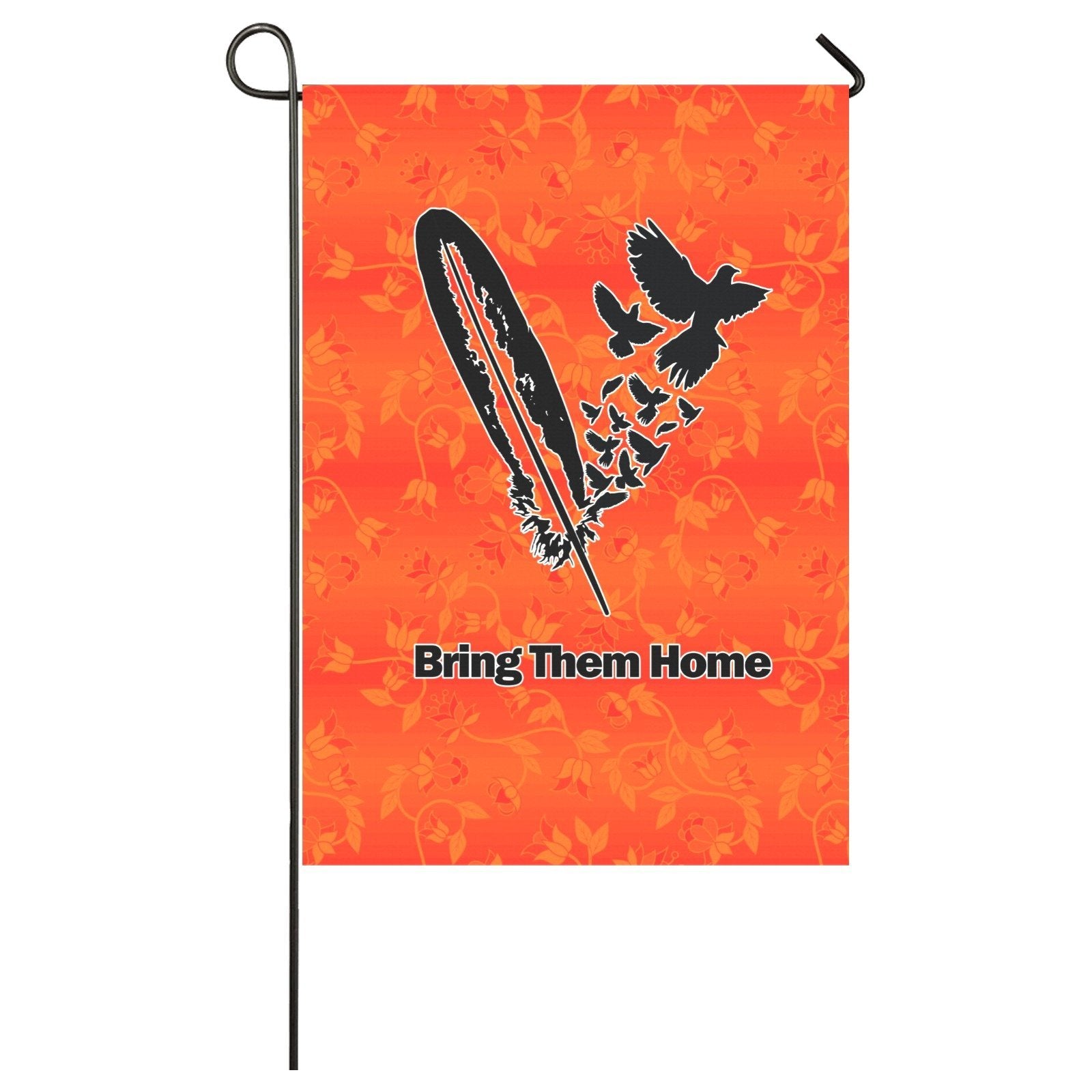 Orange Days Orange -Bring Them Home Garden Flag 28''x40'' (Two Sides Printing) Garden Flag 28‘’x40‘’ (Two Sides) e-joyer