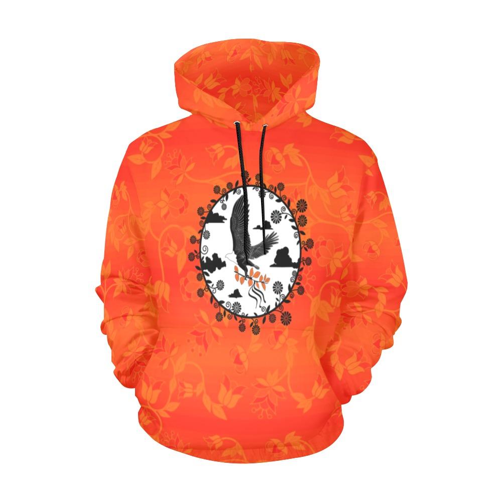 Orange Days Orange Carrying Their Prayers All Over Print Hoodie for Men (USA Size) (Model H13) All Over Print Hoodie for Men (H13) e-joyer