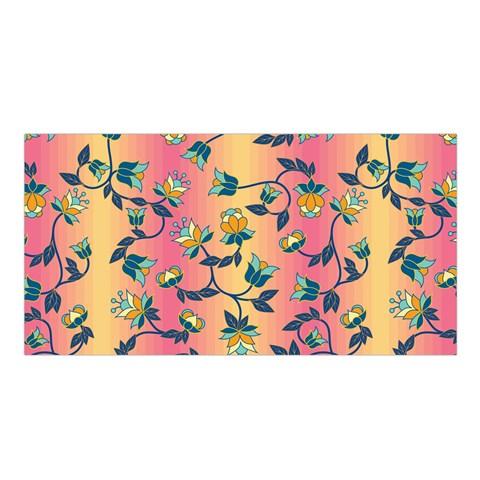 Orange Days Satin Shawl Scarf 49 Dzine