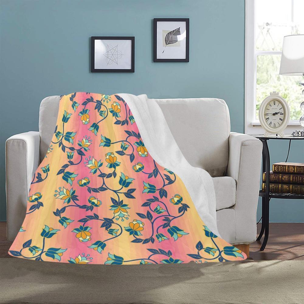 Orange Days Ultra-Soft Micro Fleece Blanket 50"x60" Ultra-Soft Blanket 50''x60'' e-joyer