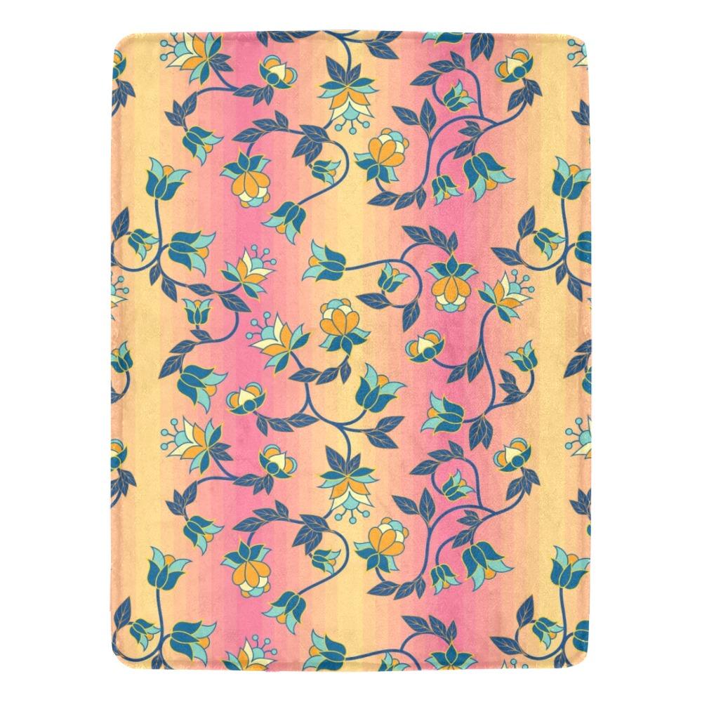 Orange Days Ultra-Soft Micro Fleece Blanket 60"x80" Ultra-Soft Blanket 60''x80'' e-joyer